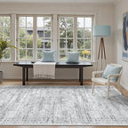 Soalmost Washable Hallway Runner Rug 4x10 Kitchen Entry Rugs Non-Slip, Stain - Image 4
