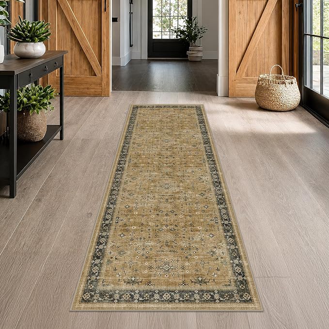 Earthy Tone Washable Long Runners by HazoHaus