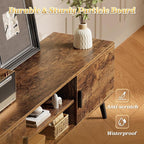 SUPERJARE TV Stand for 55, 65 Inch TV, 63 Inch Entertainment Center - Image 7