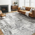 LOONGRUG 6x9 Area Rugs Washable Neutral Modern Living Room Rug Grey Black | by LOONGRUG