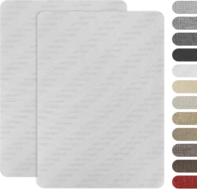 SYLVASS 8x11 Inch Fabric Repair Patches, Self-Adhesive Linen Patch by Sylvass