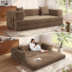 MoonSpeak 78.8''Sleeper Couch Bed by MoonSpeak