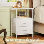 Huuger Night Stand Set of 2, Nightstand - Image 4