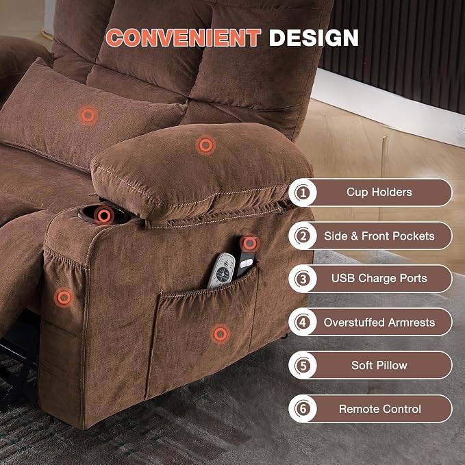 MAHOMICO Power Lift Recliner Chair - Image 7