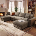 Ihanherry 141" Oversized Cloud Sectional Couches by iHanHerry