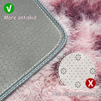 Tie-Dyed Blush 2x6 Machine Washable Runner Rugs - Image 4