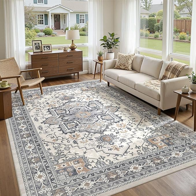 UERMEI 10x12 Area Rug Living Room Rugs - Image 2