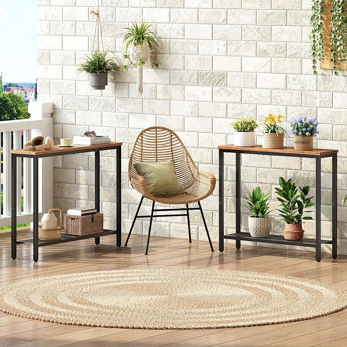 HOOBRO 29.5" Narrow Console Table, Small Entryway Table - Image 2