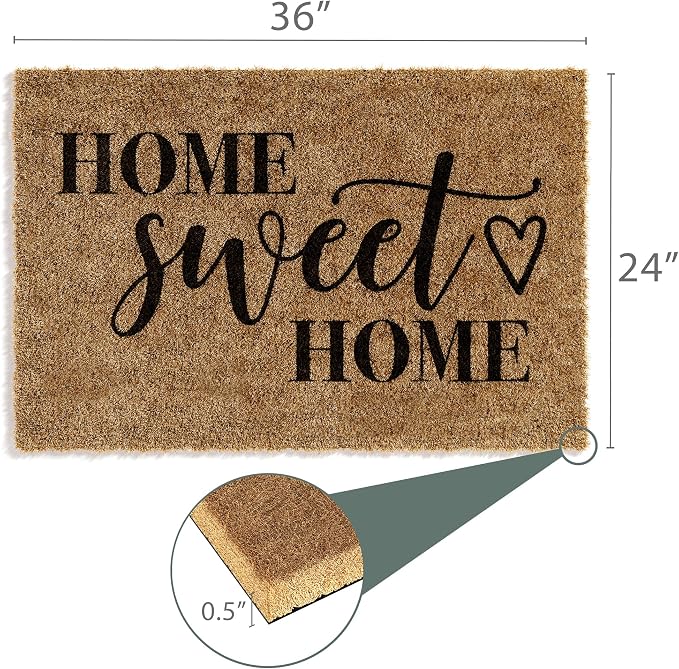 Barnyard Designs Front Door Welcome Mat | Printed Polyester Outdoor Rug - Image 3
