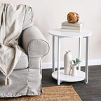 Household Essentials Jamestown Round Side End Table - Image 2