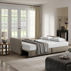 Serta Vail 86" Convertible Sleeper Sofa, Queen Size, Wall-Hugging Dreamglide - Image 6