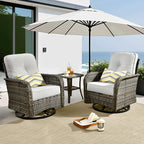 ovios 3-Piece Patio Furniture Set, Outdoor Wicker Sofa - Image 9