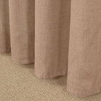 Extra Long Linen Semi Sheer Curtains 102 Inch Length - Image 6