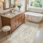 Madane Washable Area Rug 2x4, Small Entryway Rugs Non-Slip, Low-Pile Floor - Image 2