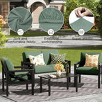 8Pcs Outdoor Cushion Covers, Elastic Patio Cushion Covers | Washable, - Image 4