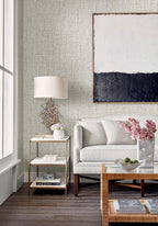 Grasscloth Peel and Stick Wallpaper Beige and Gray Contact Paper 15.7inch x - Image 7