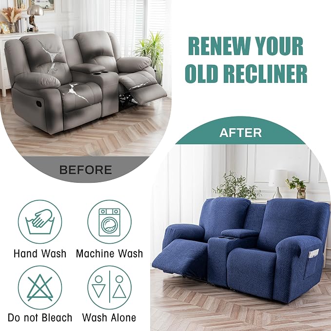 Genina Recliner Loveseat Covers - Image 6