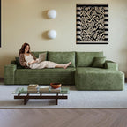 AUGOP 108" Sectional Couches for Living Room Modern Modular Sofa by AUGOP