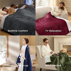 Bedsure Heated Blanket Throw, Soft Electric Blanket - Image 7