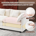 Ihanherry 111.4 Inch 3-Seater Cloud Sofa, Modular Sectional Couch, Modern Deep - Image 3
