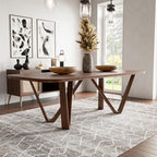 Furniture of America Nazaen I 94.5" Mid-Century Modern Solid Wood Live Edge - Image 2