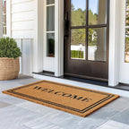 Barnyard Designs Natural Coco Coir Non-Slip Doormat | Heavy-Duty Welcome Mat - Image 4