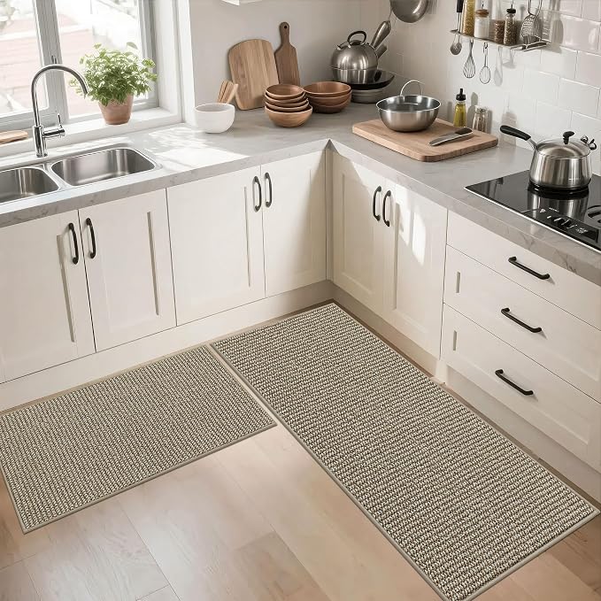 BEQHAUSE Kitchen Runner Rugs 31"x120", Kitchen Mats - Image 8