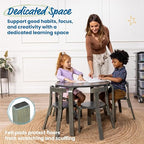 ECR4Kids Bentwood Table and Curved Back Chair Set, Kids Furniture - Image 3