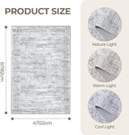 4x6 Area Rug for Entryway, Washable Kitchen Rug, Living Room, Dining Room - Image 2