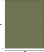 KOZYFLY Washable 4x5 Entry Woven Area Rug, Braided Throw Rugs - Image 2