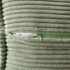 MIULEE Decorative Lumbar Throw Pillow Covers 12x20 Light Olive Green 2 Pack | - Image 7
