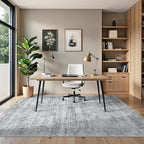 6x9 Area Rugs for Living Room, Large Washable Rug, Dining Room, Low Pile - Image 4