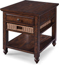 Magnussen T3521 Cottage Lane Casual Distressed Coffee Rectangular End Table by Magnussen
