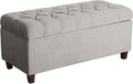 Homepop Home Decor | Tufted Ainsley Button Storage Ottoman Bench by HomePop