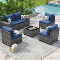 Aoxun 6-Piece Patio Sectional Sofa by Aoxun