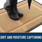 OLANLY Front Door Mat Outside 59x23, All-Season Heavy-Duty Rubber Doormat | - Image 4