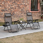 Outsunny Zero Gravity Chair Set - Image 2