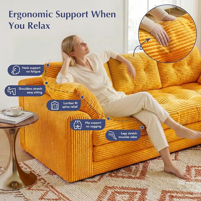 Homkdom Convertible Loveseat Sleeper, Space-Saving Folding Sofa Bed - Image 6