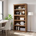 GarveeHome 5 Tier Farmhouse Bookcase, 67.4" Tall Book Shelf by GarveeHome