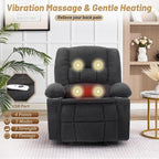 Rocker Recliner Chair with Massage and Heat, Recliner Chair - Image 3