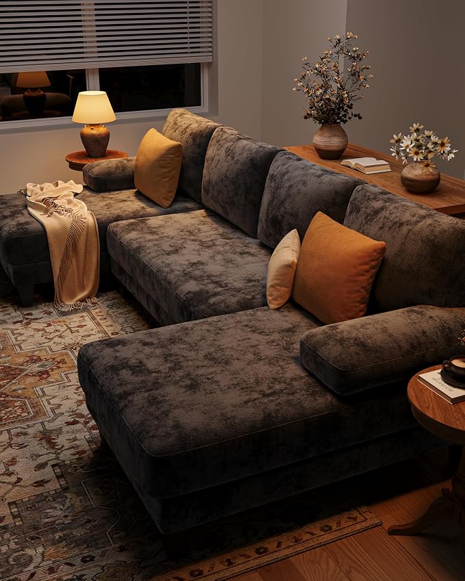 U-Shaped Sectional Couches for Living Room | 112 Inch Modern Sectional Couch | - Image 4
