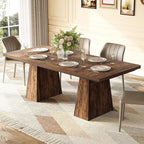 LITTLE TREE Dining Table for 4-6 People, Wooden Table, Rectangle Furniture - Image 5
