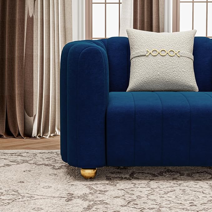 42" Velvet Sofa Chair for Living Room, Modern Single Sofa - Image 4