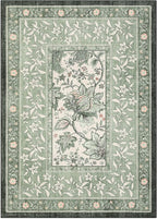 GarveeHome Provence Sage Green 6x9 Area Rugs, Botanical Grove Vintage - Image 5
