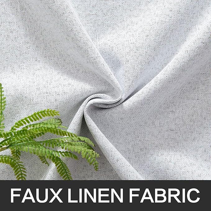 MIULEE 100% Blackout Linen Curtains - Image 5