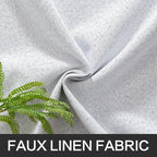 MIULEE 100% Blackout Linen Curtains - Image 5