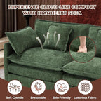 Ihanherry 146" U-Shaped Modern Sofa Modular Sectional Cloud Couch - Image 5