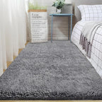 2x6 Runner Rug for Bedroom: Fluffy Shag Soft Washable Rugs Small Fuzzy Plush - Image 5