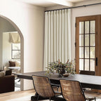 60 Inch Width 90 Inches Long Linen Pinch Pleated Curtains 1 Panel | Light - Image 8
