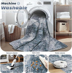 pmtsns Area Rugs 9x12 for Living Room: Washable Rug Modern Abstract Neutral - Image 3